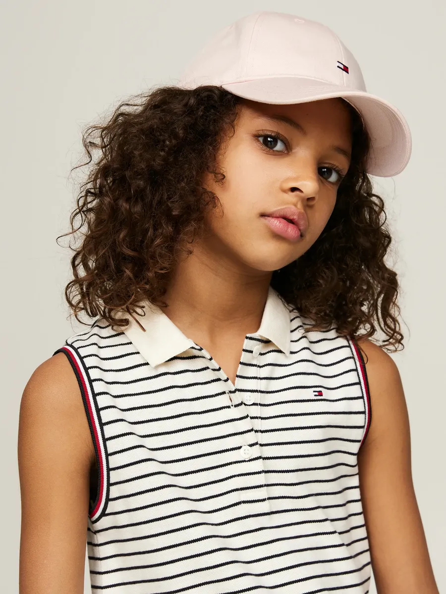 

Облегающая кепка Tommy Hilfiger "SMALL FLAG CAP", Children's Kids Junior MiniMe, с застежкой-застежкой, розовый