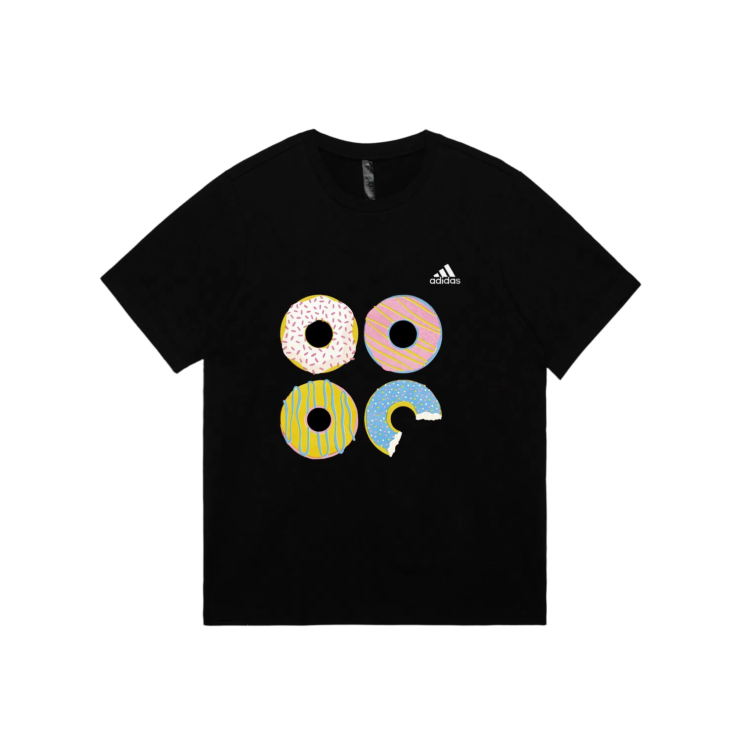 Мужская футболка с круглым вырезом из хлопка MUST HAVES Adidas, черный