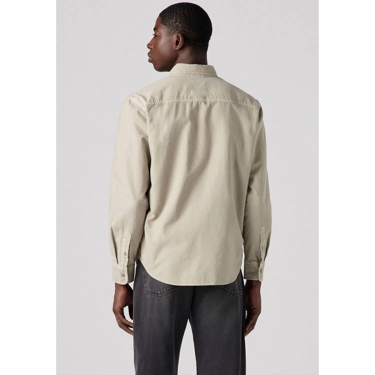 Мужская рубашка с длинным рукавом Authentic Button Down Levi's, Colby Vintage Khaki — фото 3