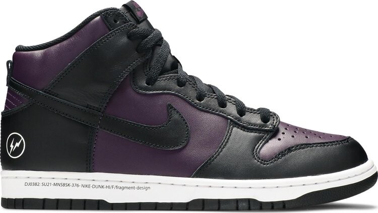 

Кроссовки Nike Fragment Design x Dunk High, фиолетовый