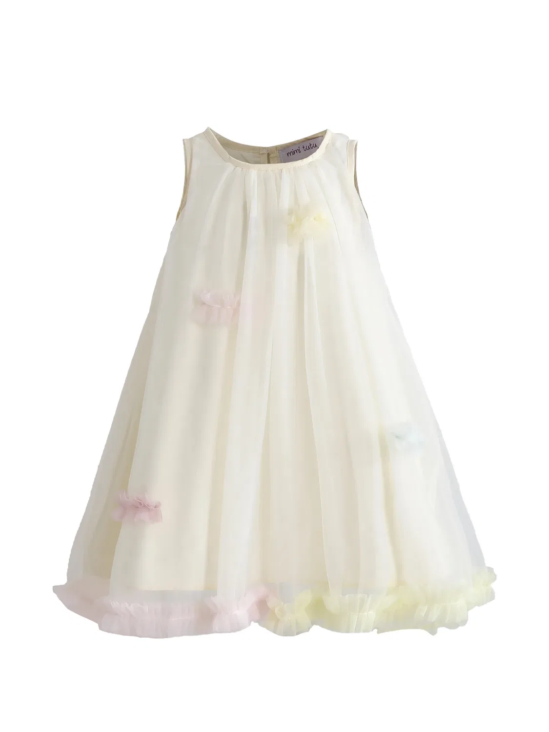 Платье Serenelle из тюля с цветочным декором Mimi Tutu, желтый