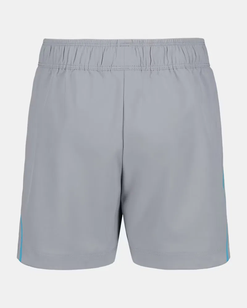 Шорты детские 2-в-1 с компрессионным вкладышем UA Reflect 2-in-1 UnderArmour, Mod Gray/Fresco Blue — фото 3