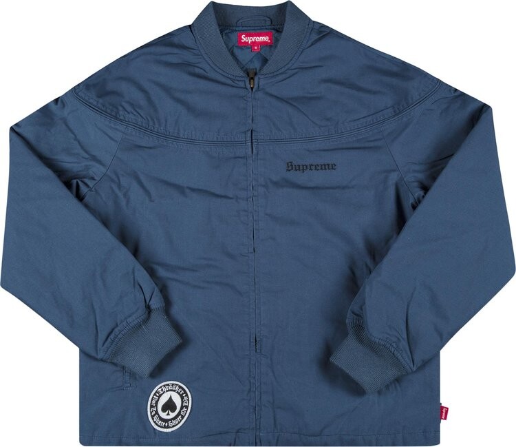 

Куртка Supreme x Thrasher Poplin Crew Jacket 'Navy', синий