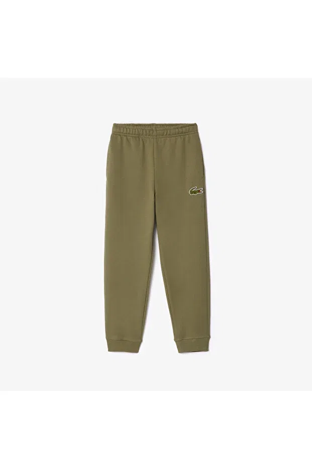 Детские спортивные штаны для мальчиков скинни Lacoste, Bmy-Khaki — фото 4