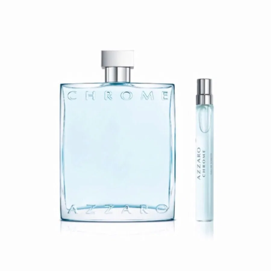 Туалетная вода Azzaro Chrome, 200 мл + миниатюра 10 мл
