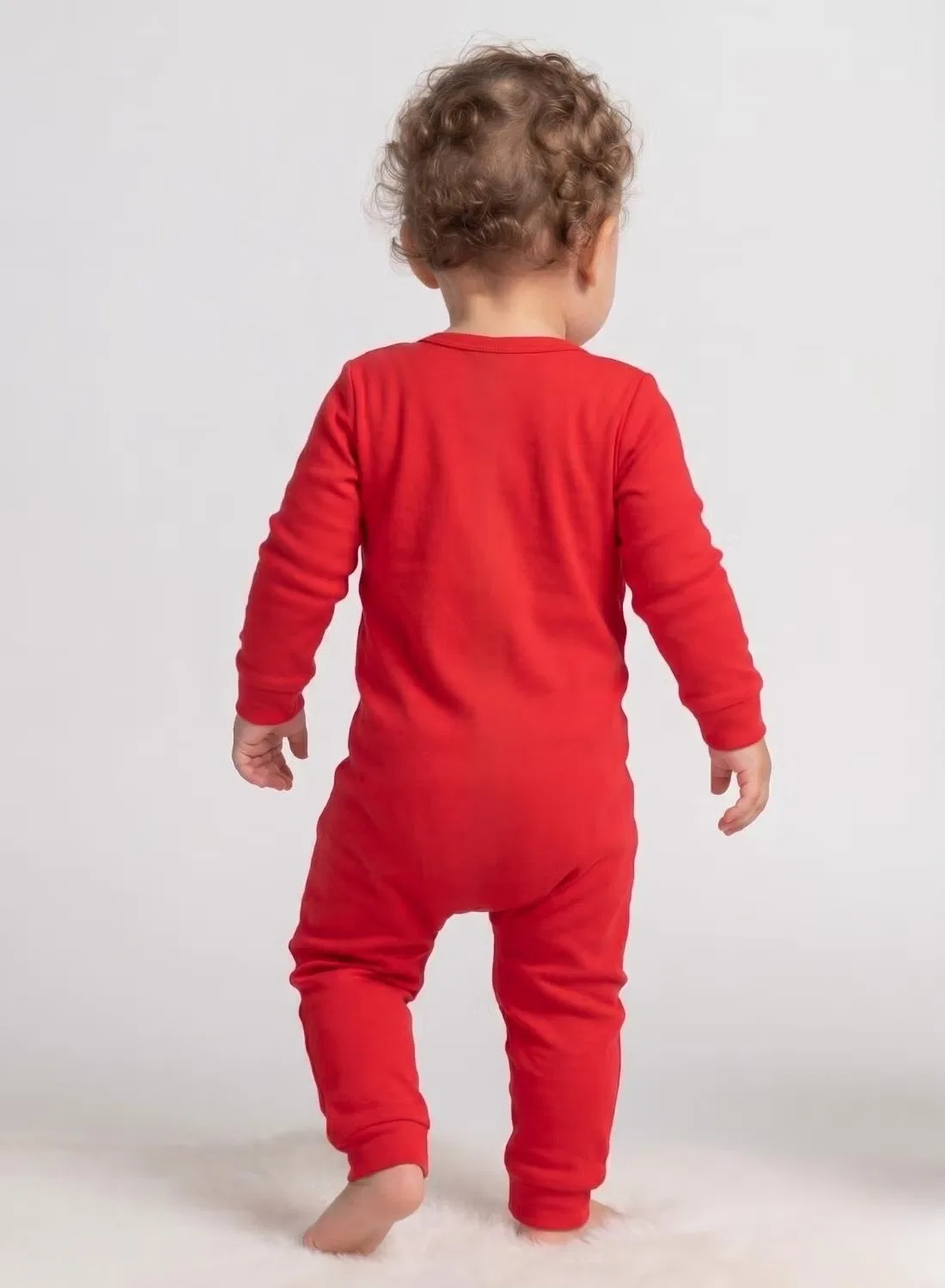 Боди-комбинезон с принтом клубники Baby berry cute strawberry Babyqlo, красный — фото 2