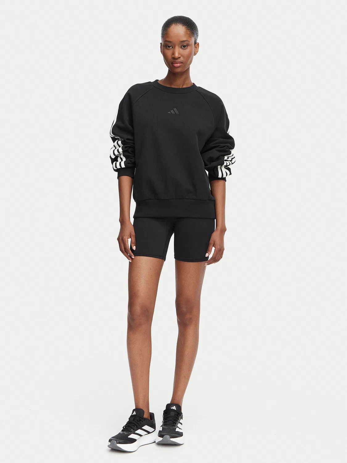 Женская толстовка стандартного кроя Kit Adidas, черный — фото 2