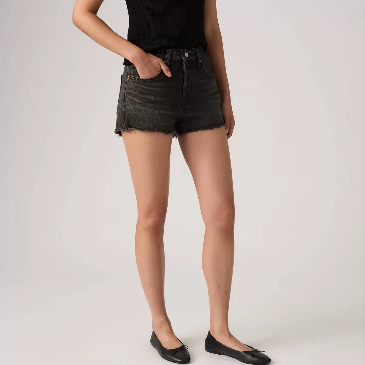 Женские шорты с высокой посадкой 501 Original Fit Levi's, Hit Escape — фото 4