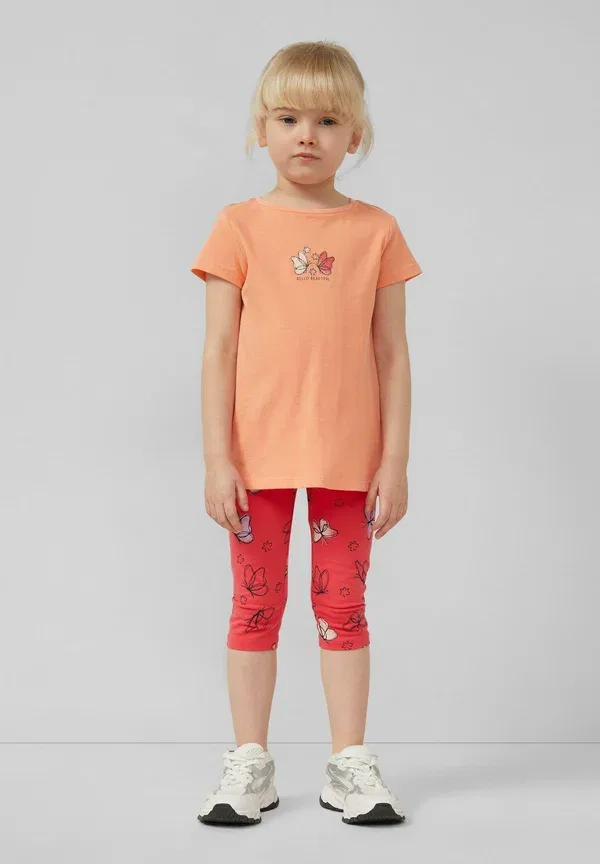 Леггинсы 2 шт, из хлопка с эластаном, Leggins 2 pack S.Oliver, Red, цвет rot