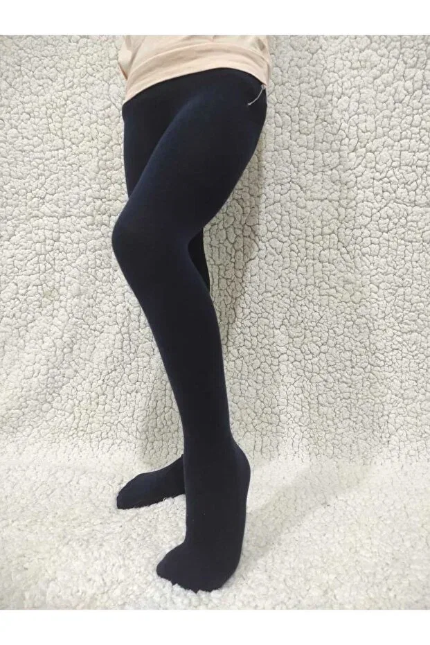 Детские колготки для девочек хлопковые Düven, Navy Blue — фото 3
