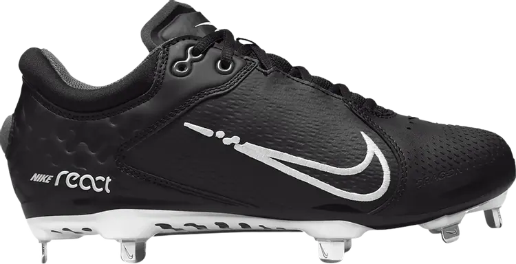 

Бутсы Nike Wmns Hyperdiamond 4 Elite 'Black Dark Grey', черный