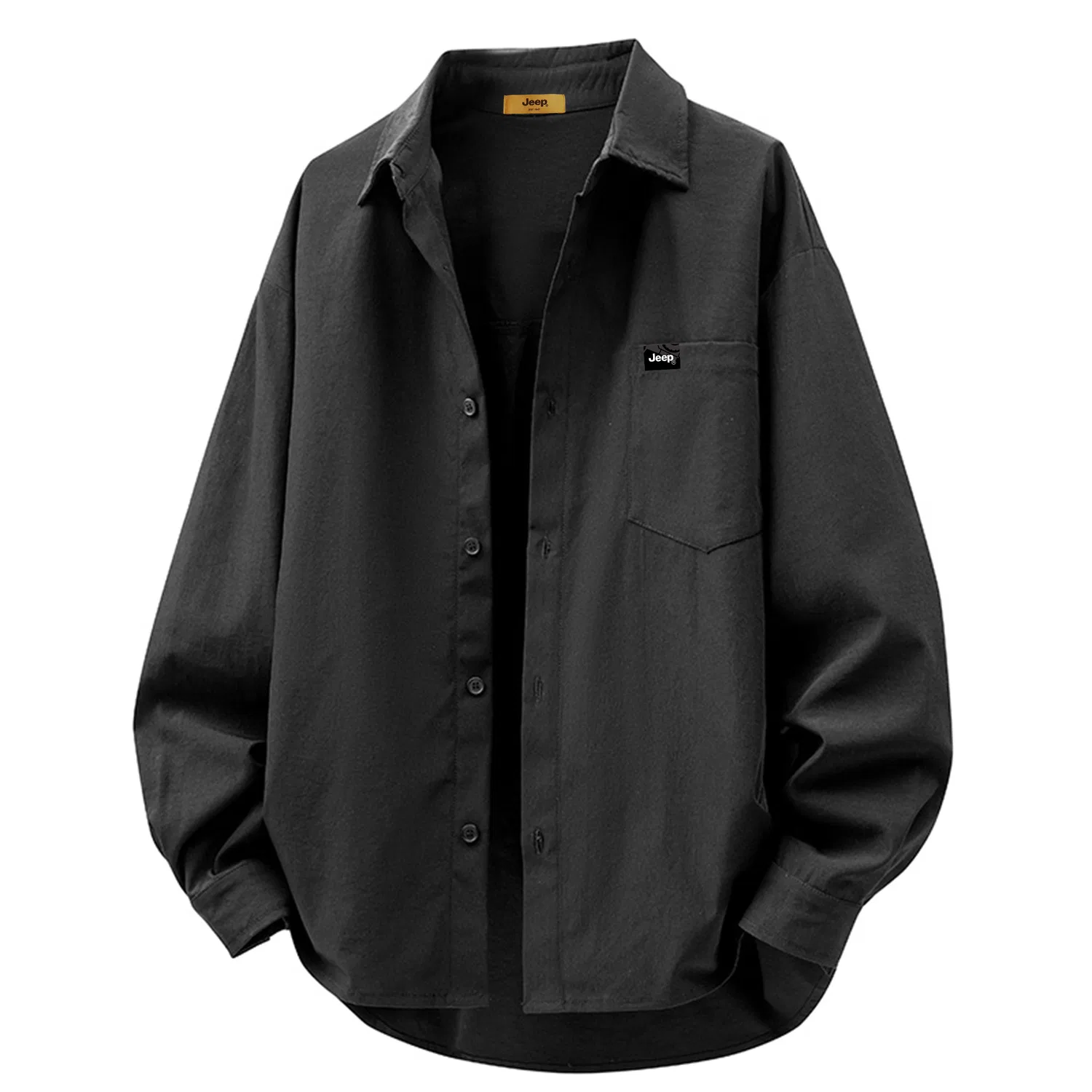 Детская рубашка с воротником Jeep Leisure Collection, Black