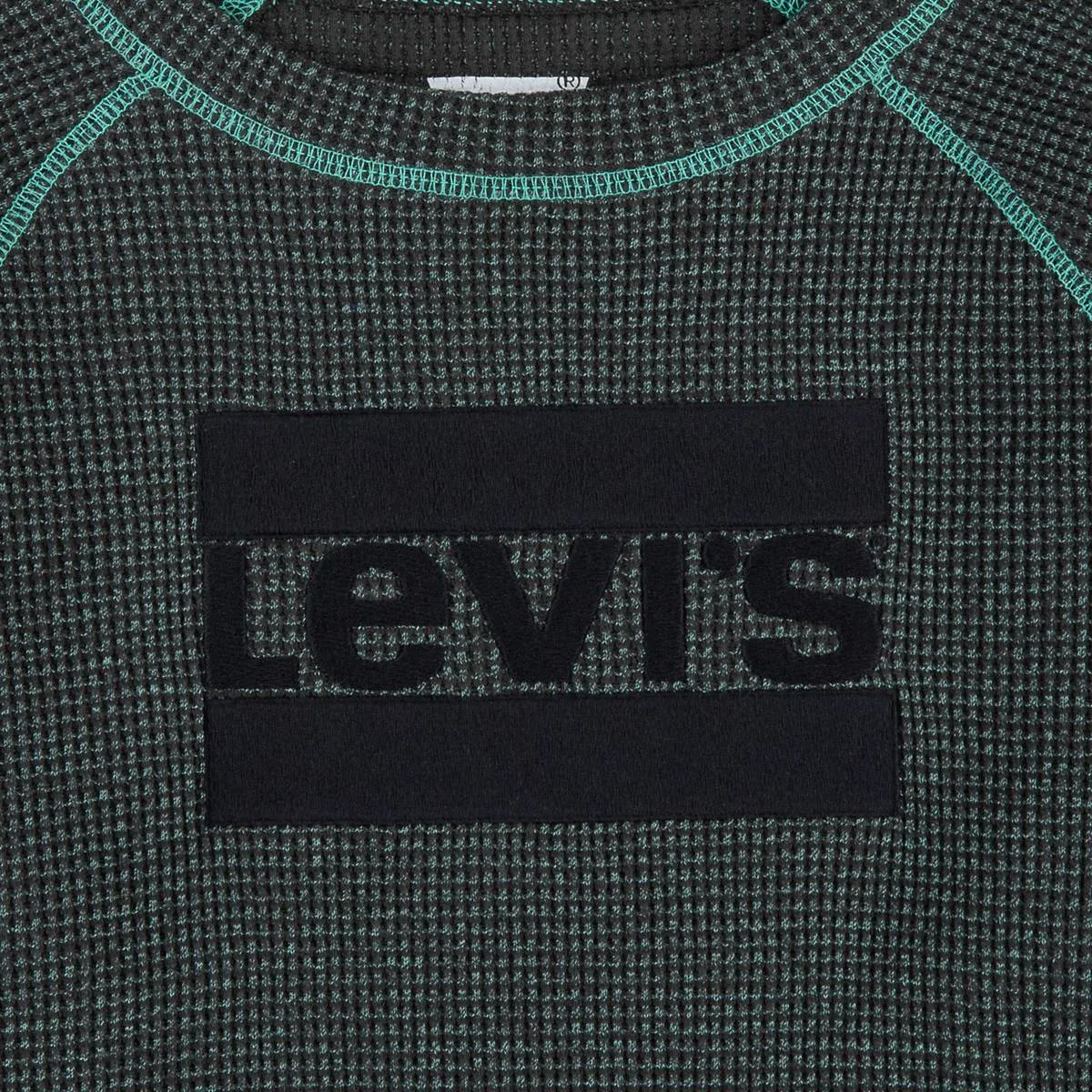 Терморубашка Levi's с длинным рукавом для мальчиков больших размеров (S-XL), Unexplored - Grey — фото 3