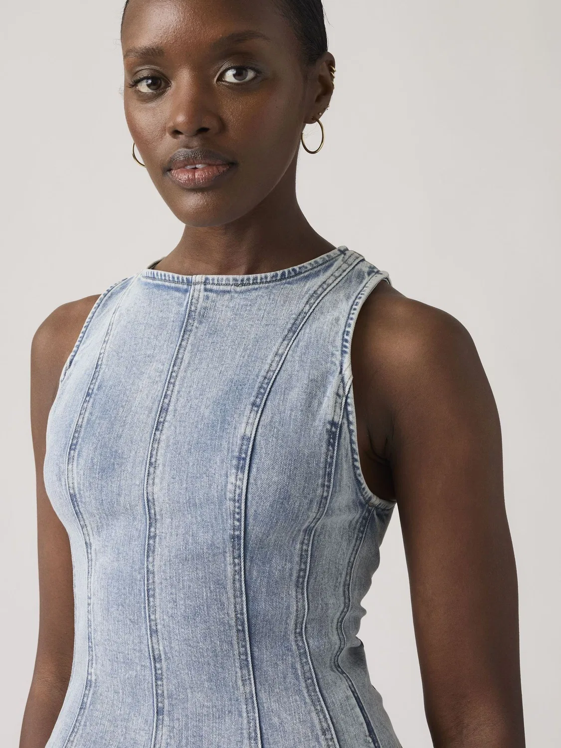 Топ джинсовый Leighton Levi's, Blue Denim — фото 3