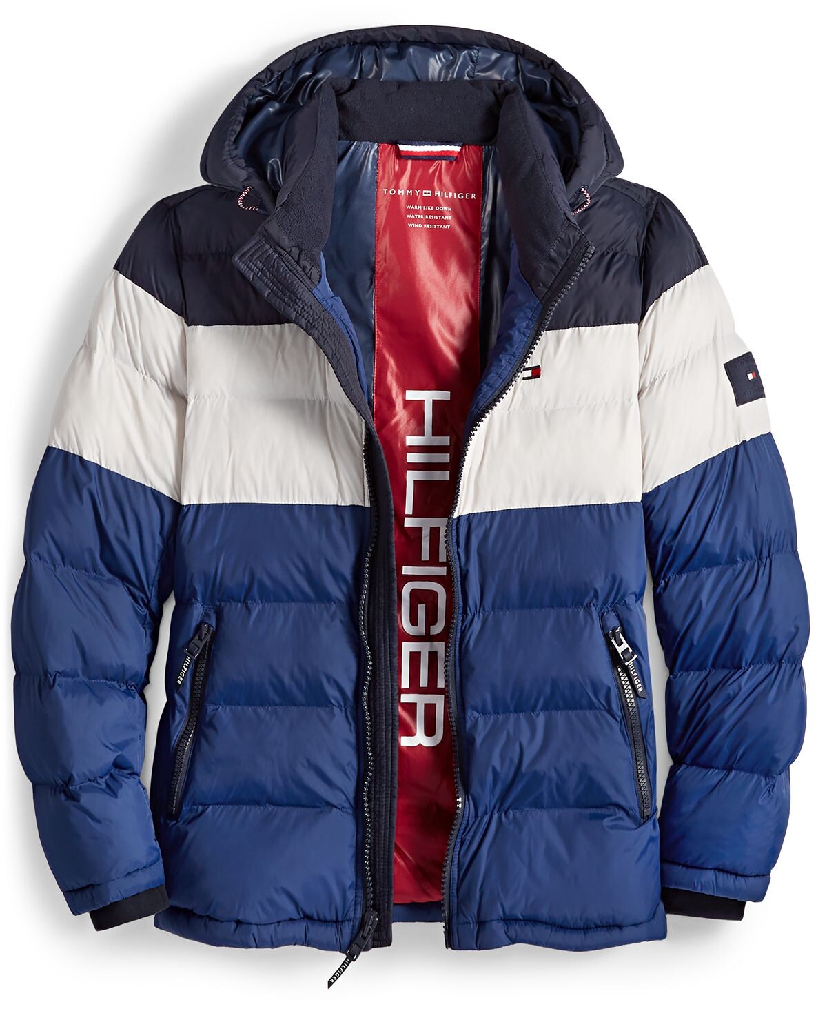 

Мужской стеганый пуховик Tommy Hilfiger, Королевское комбо, Синий, Мужской стеганый пуховик Tommy Hilfiger, Королевское комбо