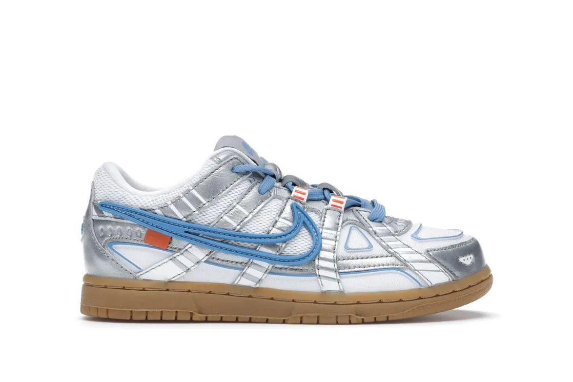 Детские кроссовки Lifestyle с деконструированными элементами Nike Air Rubber Dunk Nike, White/University Blue-White