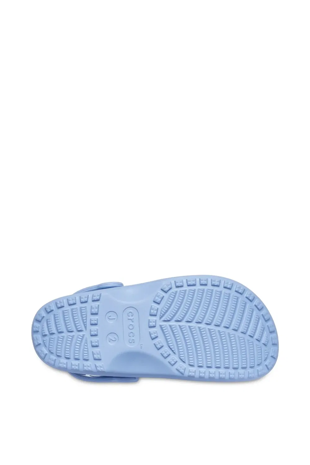 Детские классические клоги с цветочным принтом Crocs, Blue — фото 4
