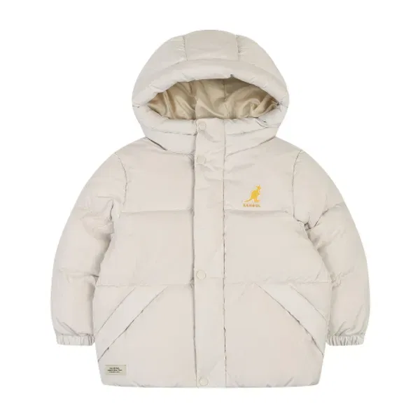 Пуховик короткий Keeper Heavy Short Down Jumper Kangol Kids, айвори