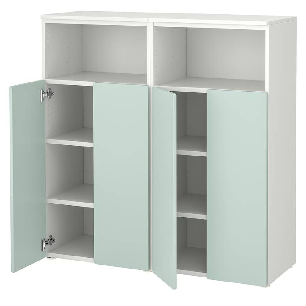 

Модуль для хранения Ikea Smastad/Platsa 120Х42Х123 см, белый/светло-зеленый