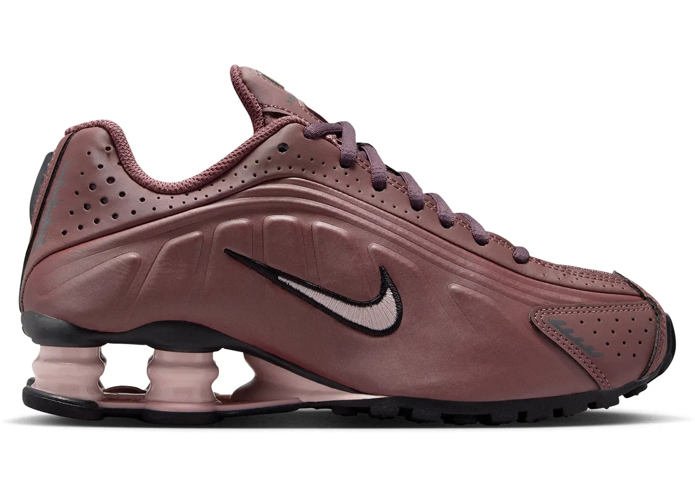 Детские кроссовки Lifestyle Nike Shox R4, Tattoo/Burgundy Crush/Metallic Dark Grey/Silt Red