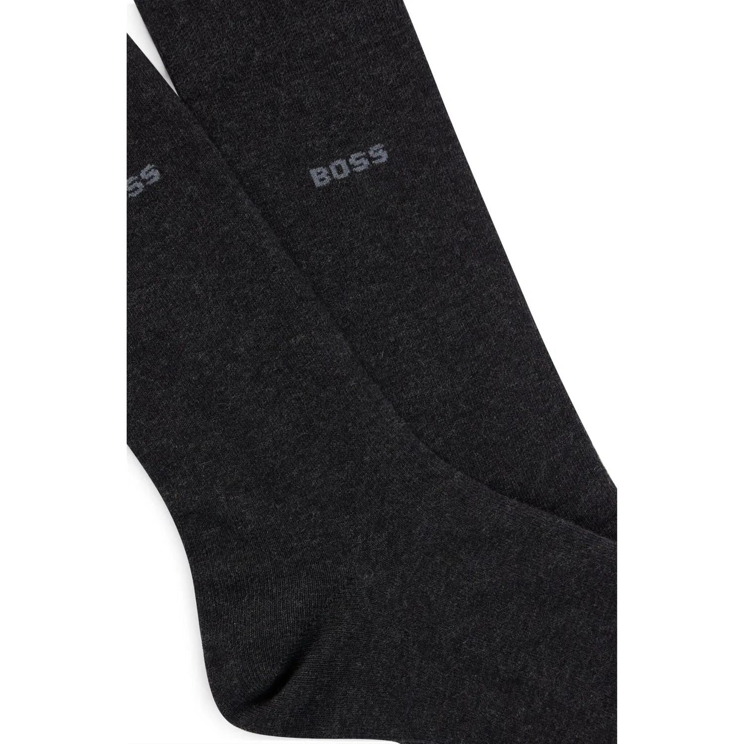 Мужские носки бизнес-класса 2 пары BOSS, Charcoal — фото 3