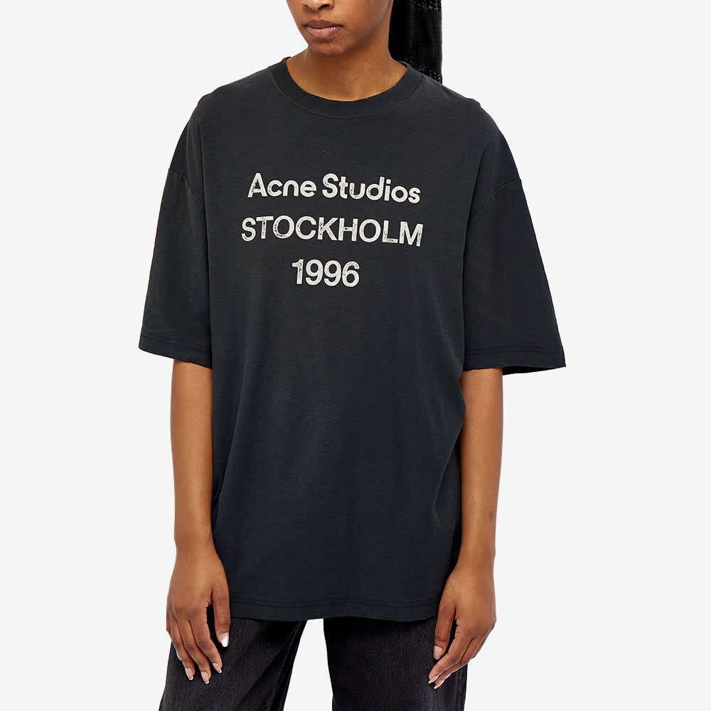 

Футболка Acne Studios Exford 1996 Tee, Черный, Футболка Acne Studios Exford 1996 Tee