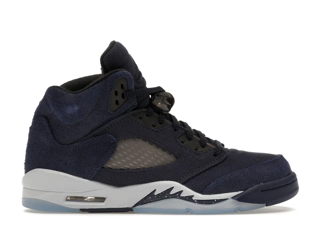 Детские кроссовки с принтом Jordan 5 Retro Jordan, Midnight Navy/Black/Football Grey