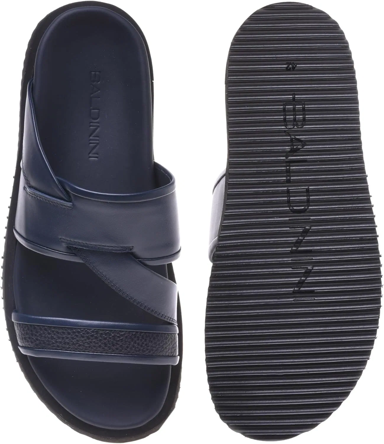 Сандалии мужские Baldinini Sandal Calfskin, синий — фото 3