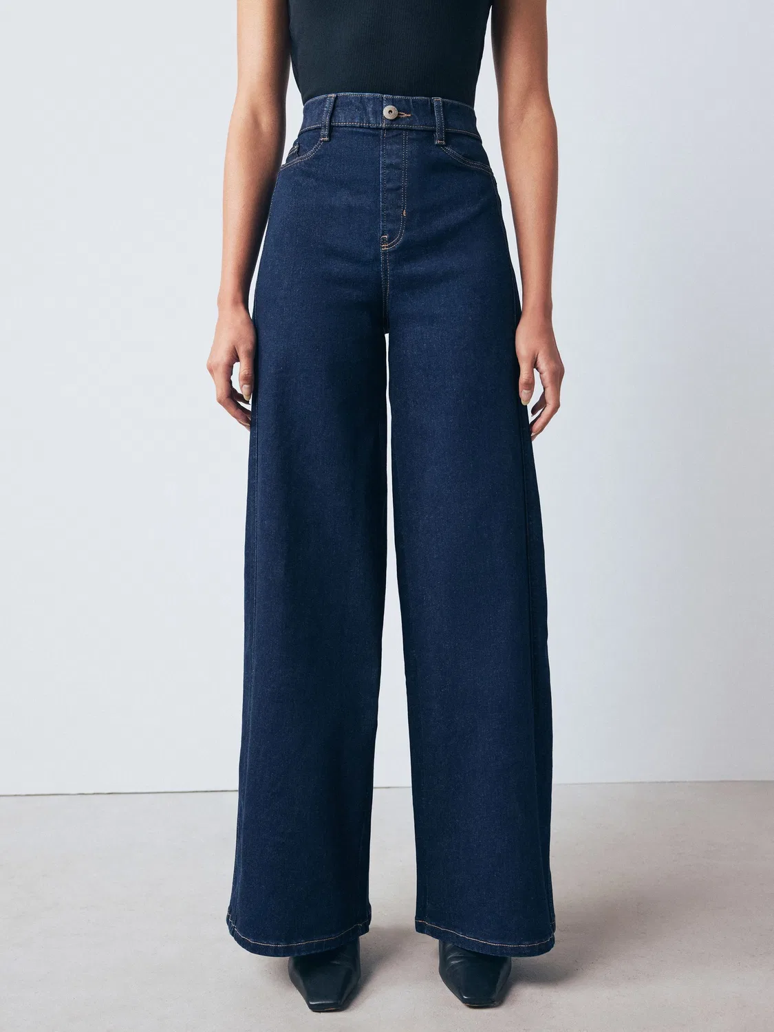 Джинсы с высокой посадкой Flexi Fit Next, Indigo Blue