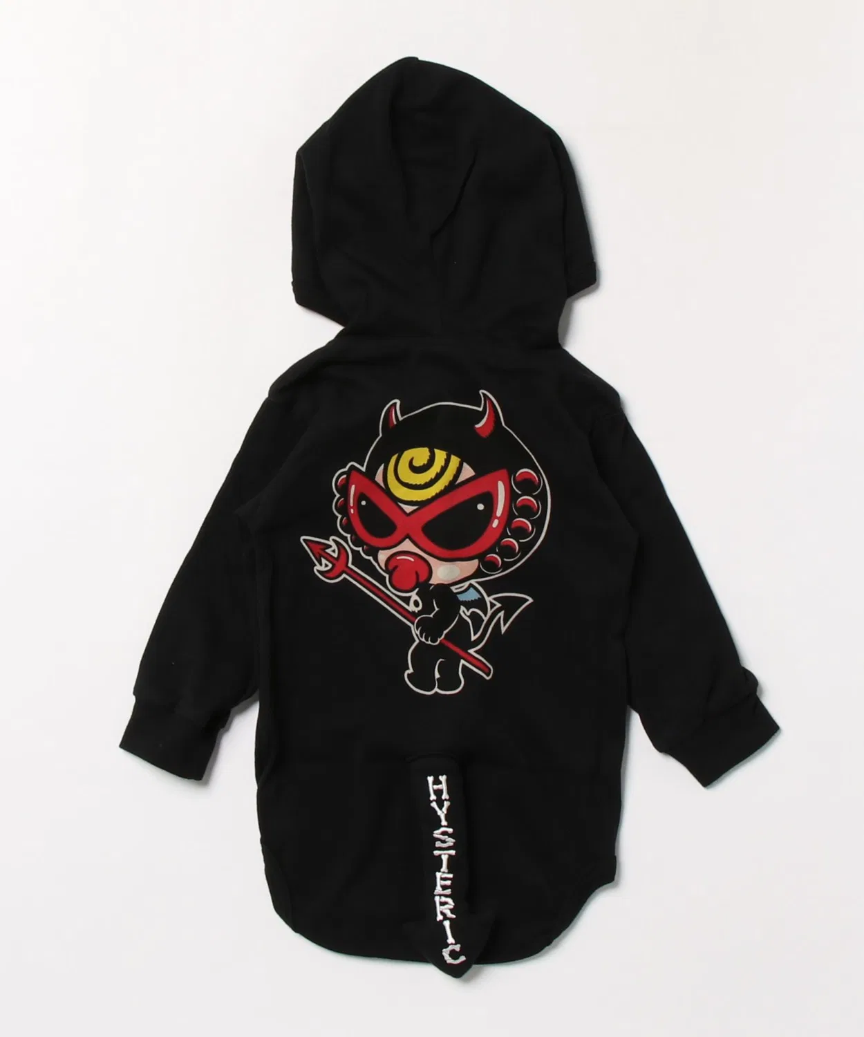 Детский длиннорукавный боди-комбинезон с рожками и хвостом DEVILKIN HYSTERIC MINI, Light Pink — фото 3