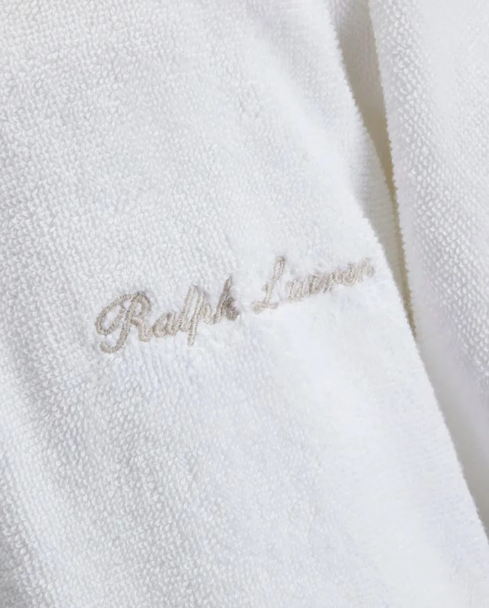 Халат из хлопка, 430 Gr/m2 Dulaney, Ralph Lauren Home, белый — фото 3