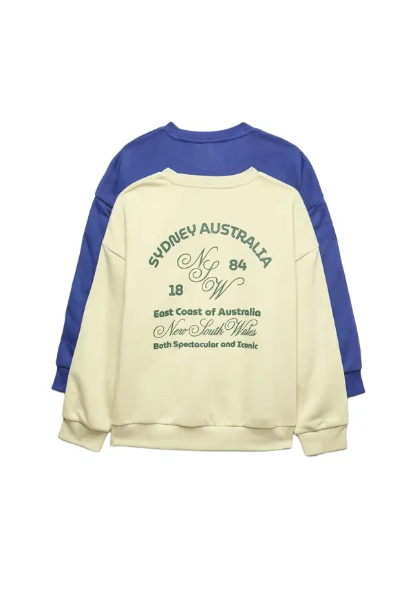 Комплект из 2 предметов: худи с принтом и брюки на резинке Unisex 2 set pack - sweatshirt Marks & Spencer, Multi, мультиколор — фото 2