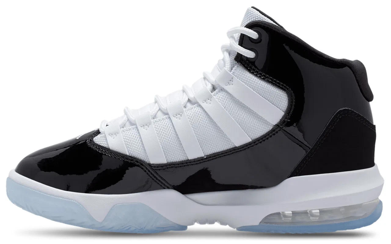Детские баскетбольные кроссовки для мальчиков Jordan Max Aura, Black/White — фото 2