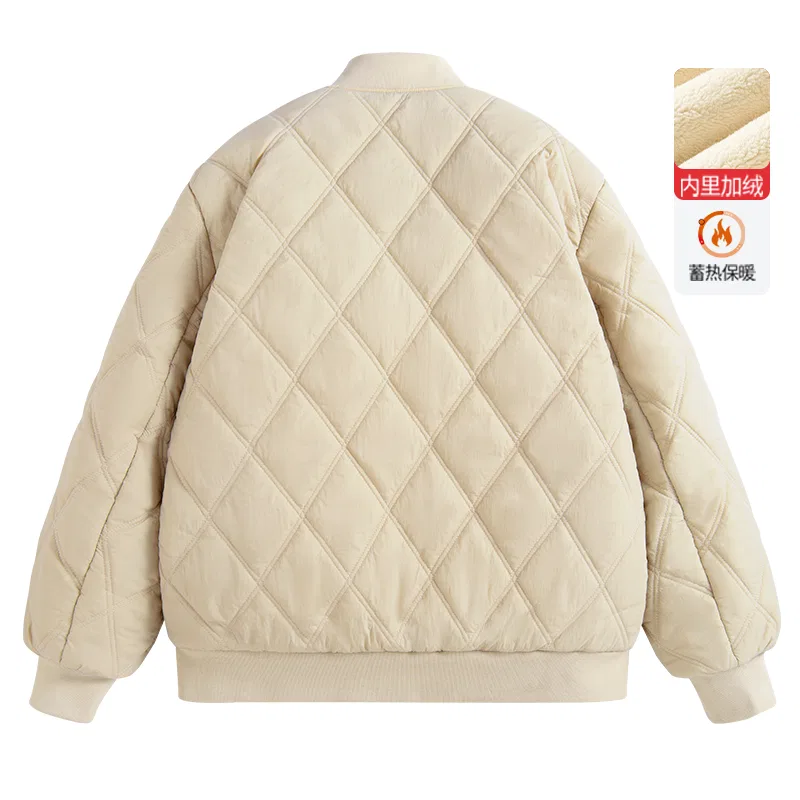 Утепленная куртка-пуховик детская Khaki (Reversed Smiling Chest Logo) MINISO, Khaki — фото 3