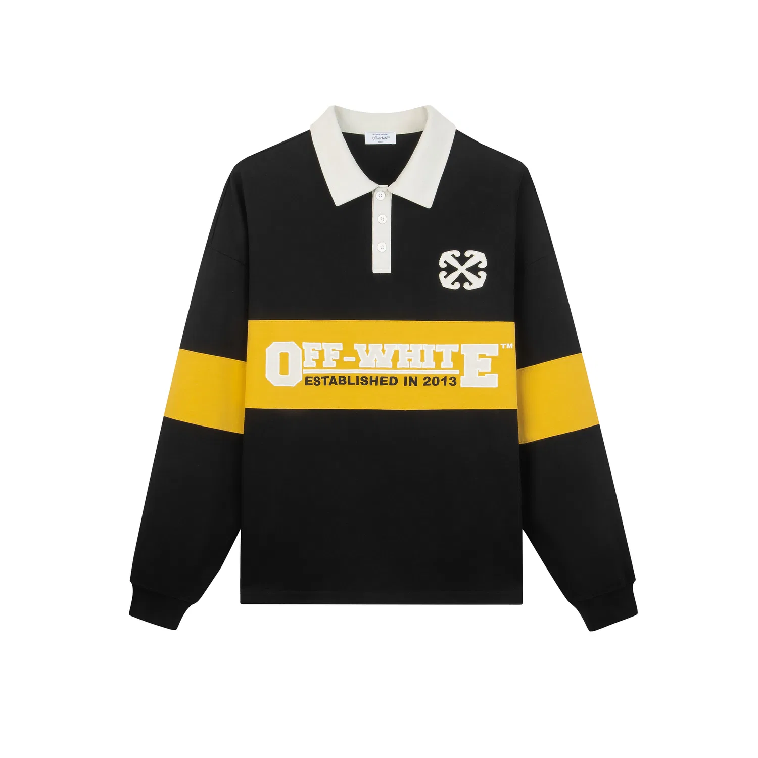 Детское поло с воротником, прямой крой, Unisex Polo, OFF-WHITE
