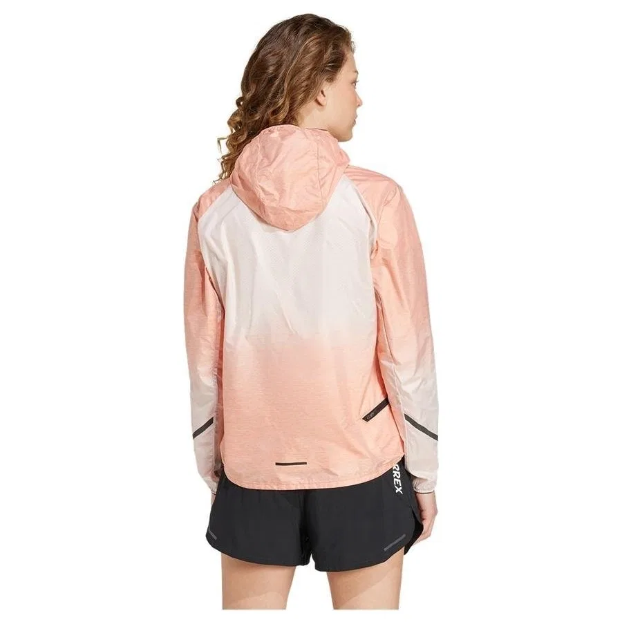 Женская ветровка с длинным рукавом W XPR LIGHT WW adidas, Оранжевый — фото 3