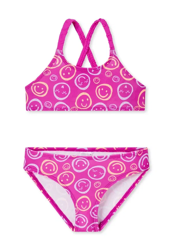 Купальник с принтом Smiley Schiesser, Fuchsia, фуксия