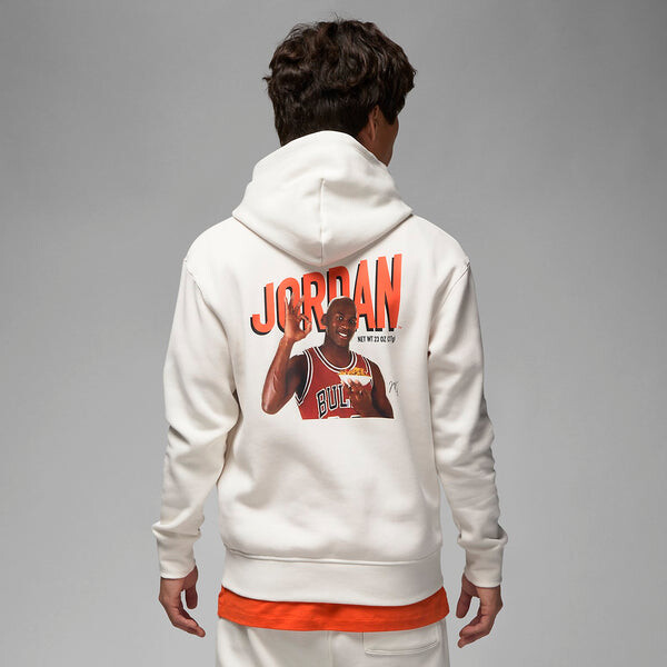 Толстовка Air Jordan Flight MVP OK Hoodie 'White', белый — фото 3