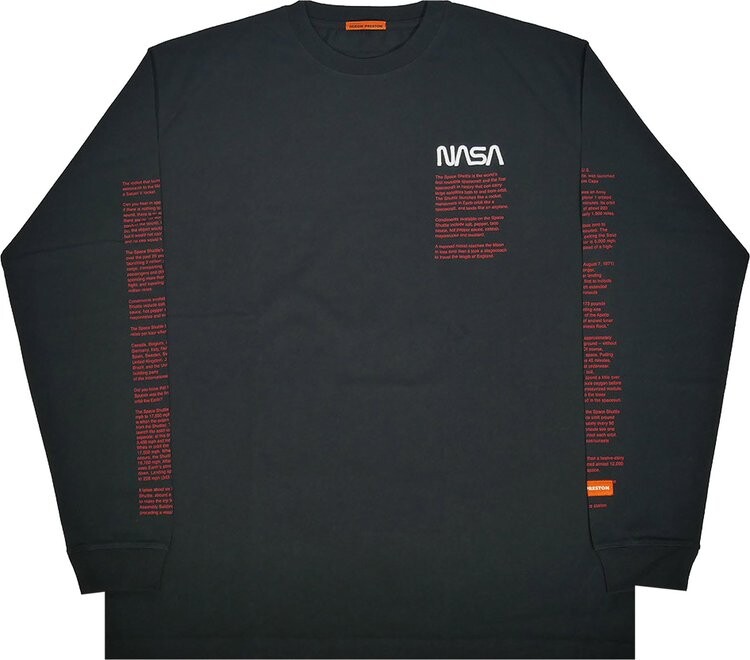 

Футболка Heron Preston Nasa Over T-Shirt 'Black', черный
