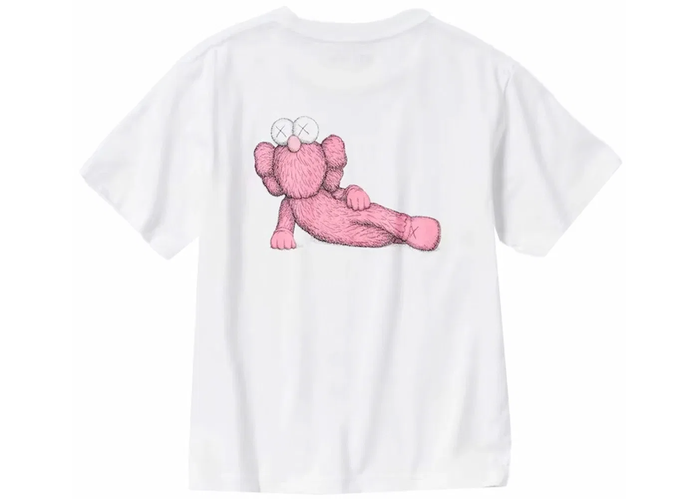 Детская футболка с принтом KAWS x Uniqlo Kids UT Short Sleeve Graphic T-shirt, White
