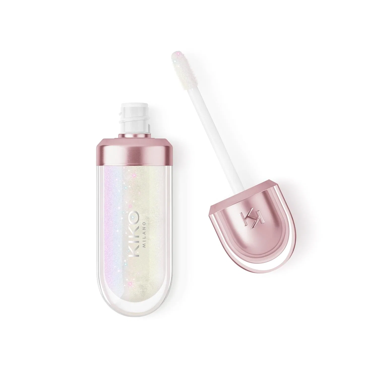 Масло для губ 3D Hydra Lip Oil, Kiko Milano, 6.5 мл, 01 Milky Way