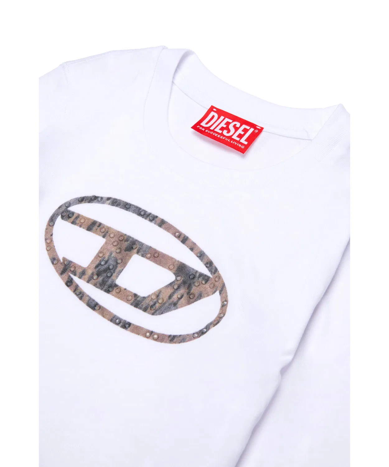 Детская футболка с длинным рукавомTDOLSY DIESEL, White — фото 3