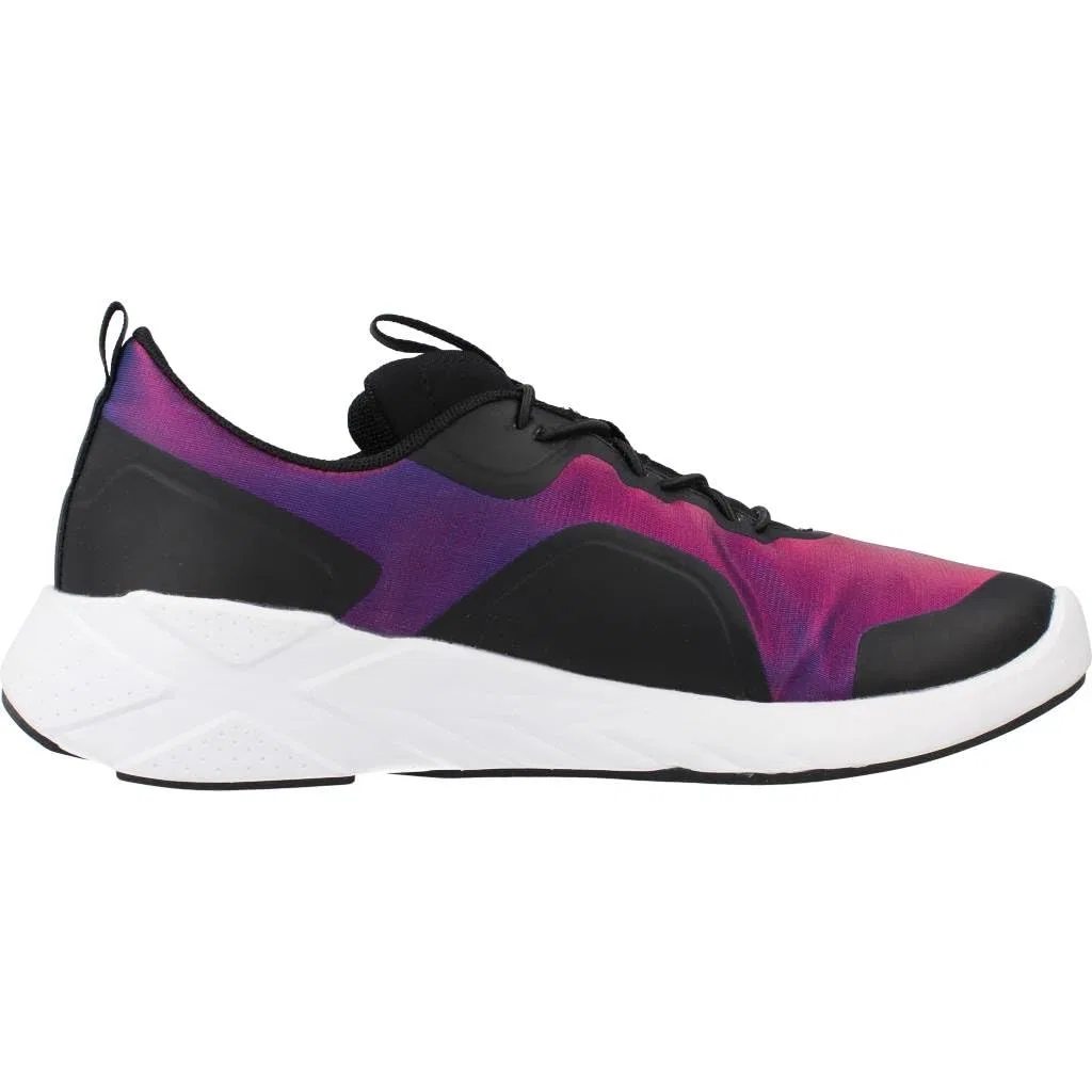Детские кроссовки для мальчиков с принтом Playkix Geox, Violet/Black — фото 4