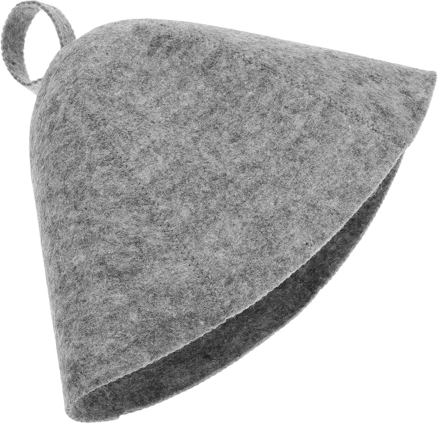 Войлочная шапочка для сауны Levemolo, серая, 29x25 см