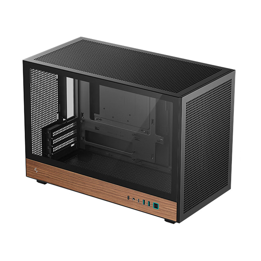 

Корпус DeepCool CH160 Wood Grain Edition, Mini Tower, черный
