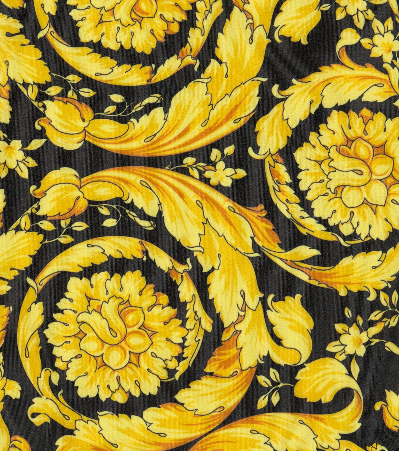 Купальник с одним плечом и оборками Versace Kids, желтый — фото 3