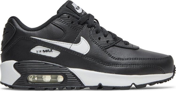 

Кроссовки Nike Air Max 90 GS 'Black White', черный