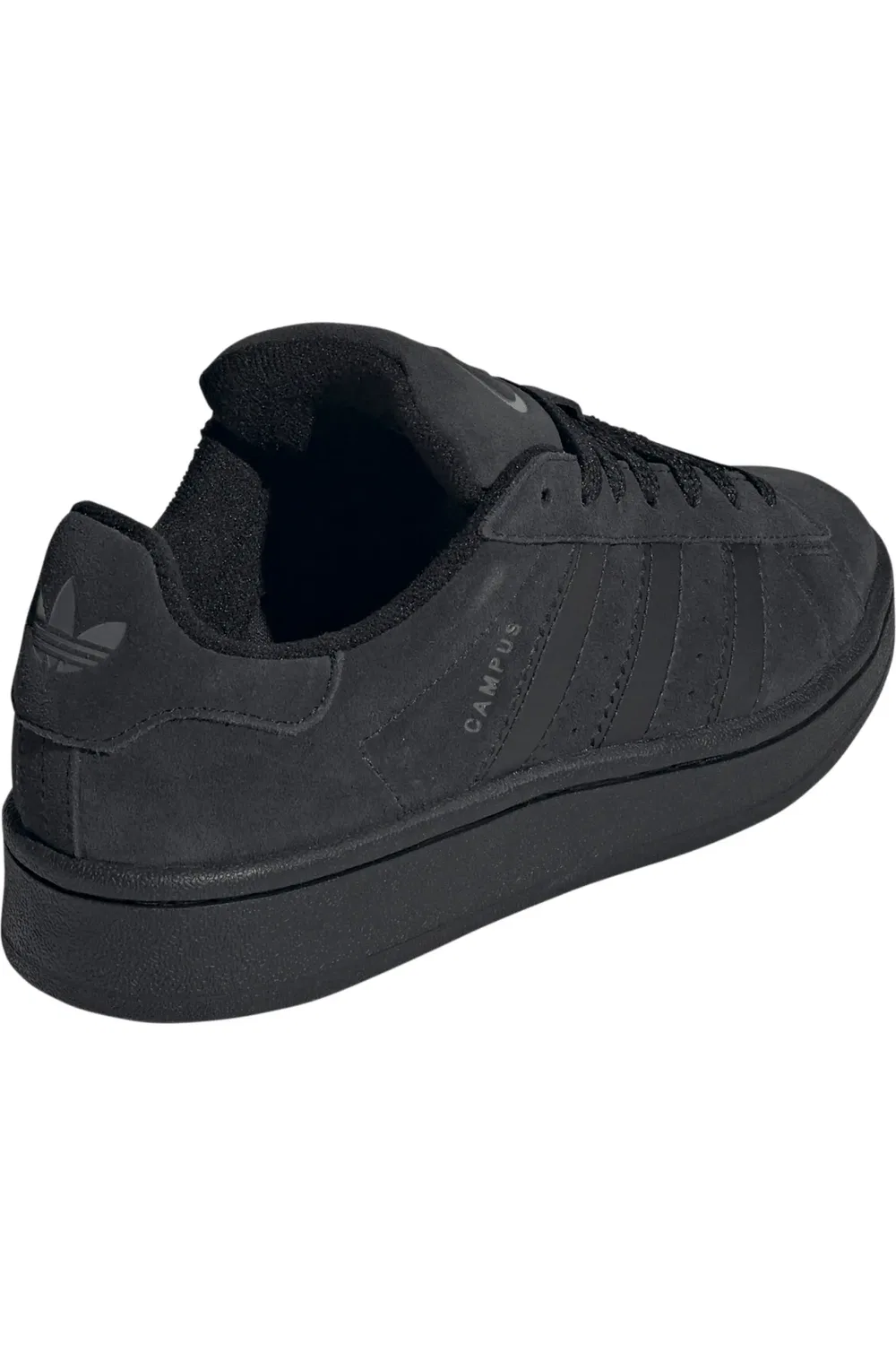Детские кроссовки на шнуровке Campus 00s adidas, Black/Black/White — фото 2