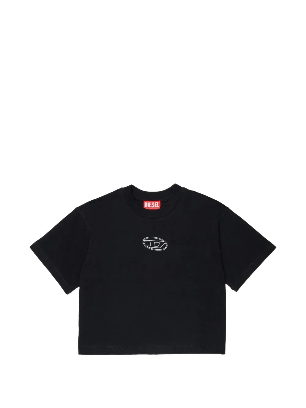 Футболка Tlixin с вышивкой Oval- Diesel Kids, черный