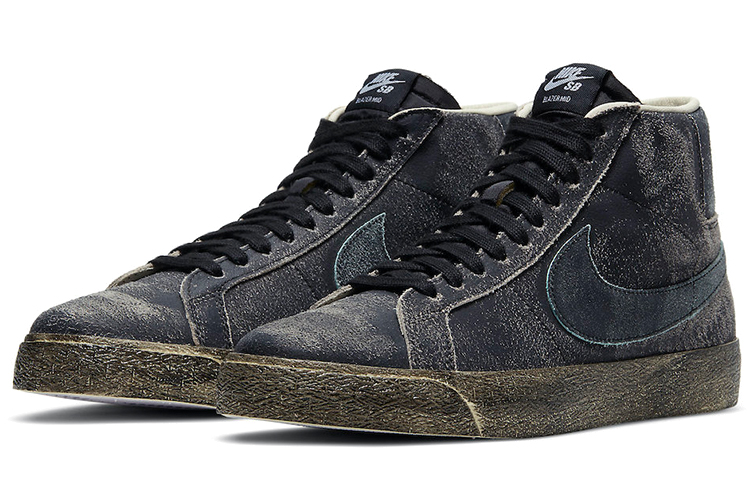 Кроссовки Nike Blazer Mid '77, черный — фото 3